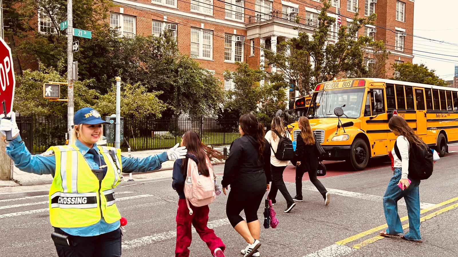 NYPD School Crossing Guards Help Keep New York City Children Safe: From Early Morning to Afternoon, They Guide Students With Care, Discipline and Dedication
