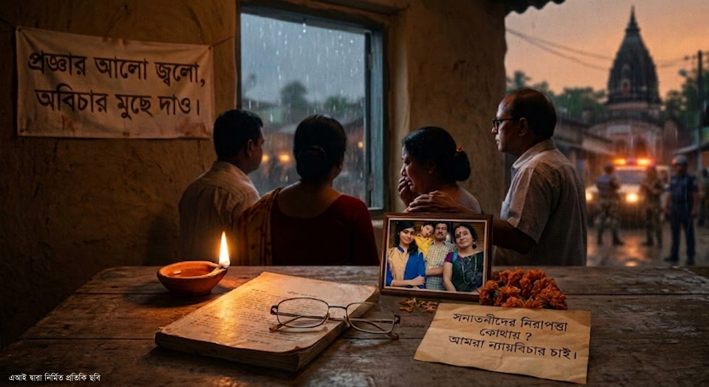 সনাতনীদের নিরাপত্তা কোথায়? বাংলাদেশে বর্তমান বাস্তবতা ও ভবিষ্যৎ নিয়ে গভীর উদ্বেগ