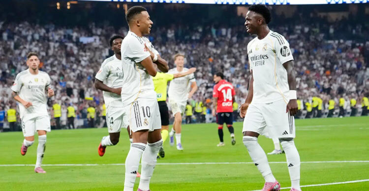 এমবাপ্পের পেনাল্টি গোলের জয়ে লা লিগা শুরু রিয়ালের